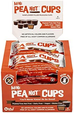 Chocolate Mini Peanot Cups (12 Pack) 1.4 oz. Gluten Free, Dairy Free, Nut Free, Soy Free, Vegan