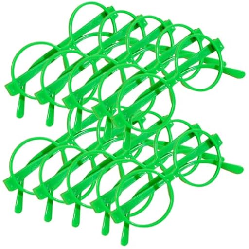 WOONEKY Gafas Infantiles sin Lentes Redondas Verdes 30 Unidades Accesorio para Fotos Fiesta Juguete Montura Divertida Suministros para Celebraciones y Decoración Infantil | Ya disponible en tu tienda friki favorita! En mundofriki.es!