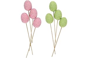Generic 7.25" Easter Egg Picks for a Remarkable Floral Splendor