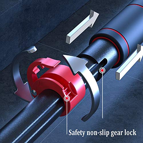 Barre De Traction en Acier Portable, Barre d'exercice De Pull-up De Mur Non Perforée, 96-135cm Réglable, Charge Sécuritaire 250kg – Image 6