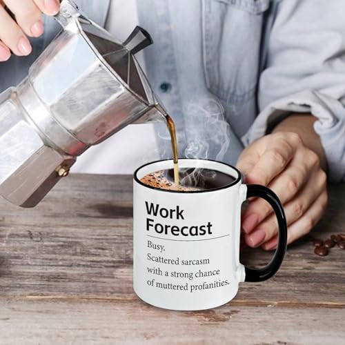 Taza de cerámica blanca 11 onzas miniatura 6