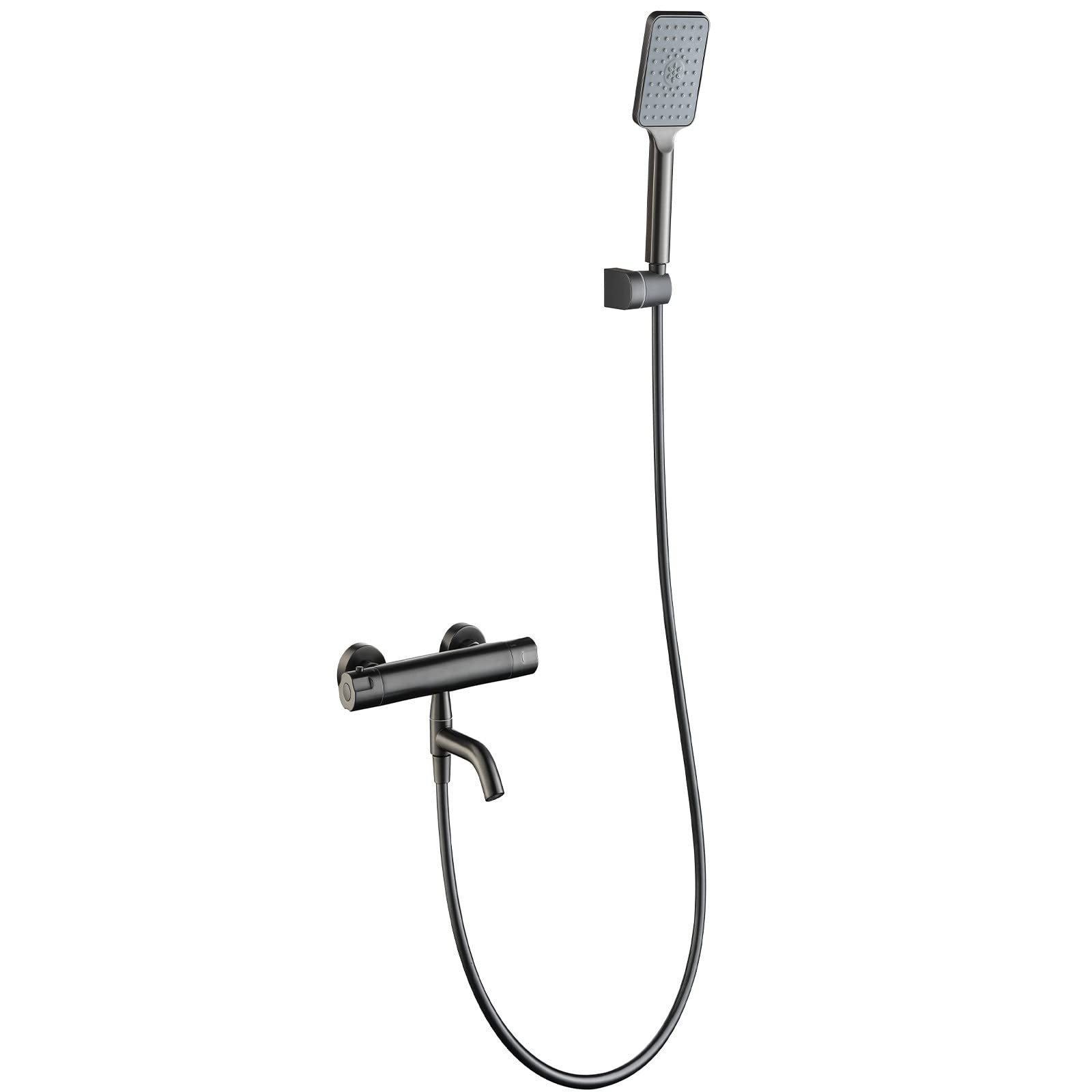 Mitigeur de douche à 2 fonctions pour un bain relaxant et une douche quotidienne confortable