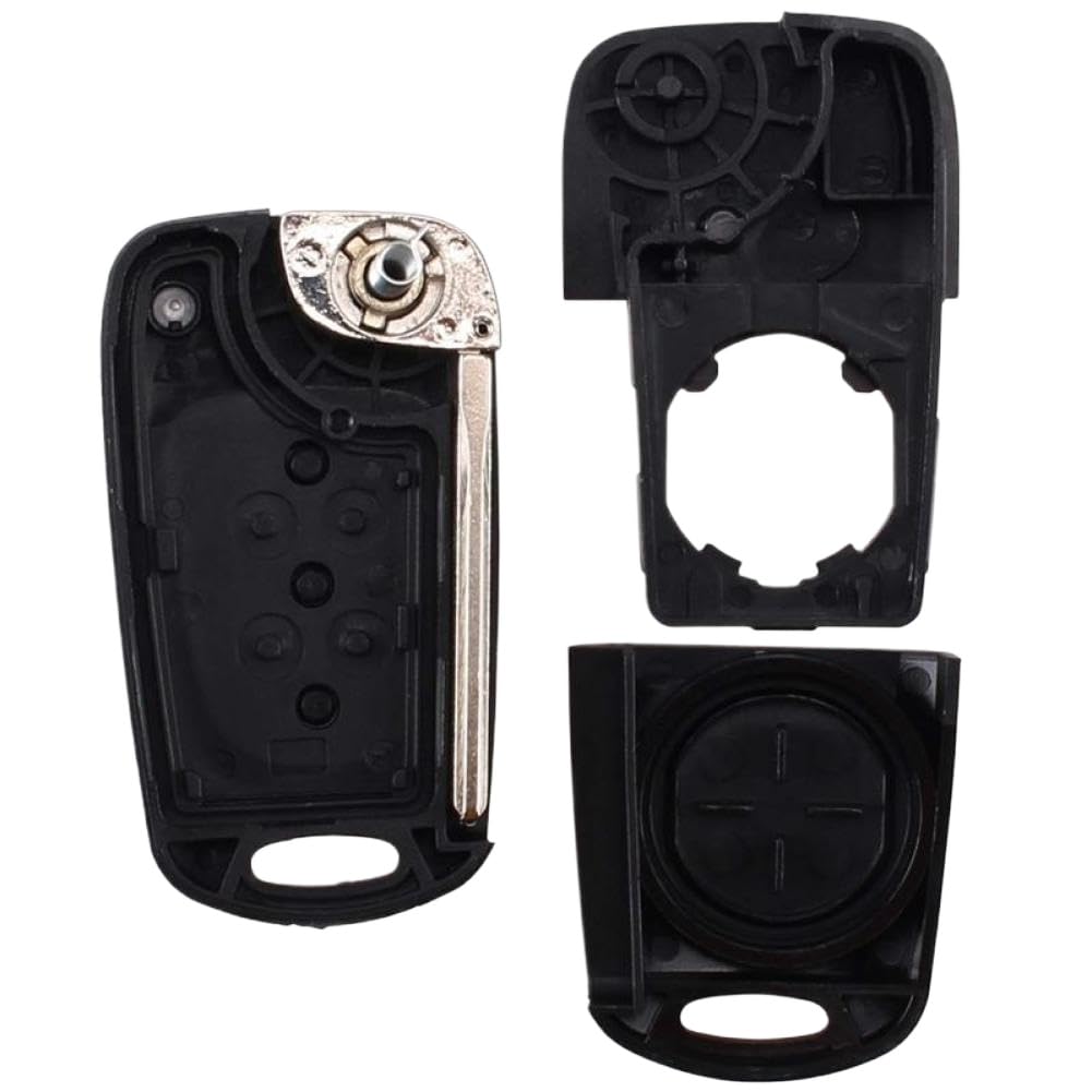 Funda Plegable con 3 Botones para Llave remota Compatible con I20 I30 I35 IX20 IX35