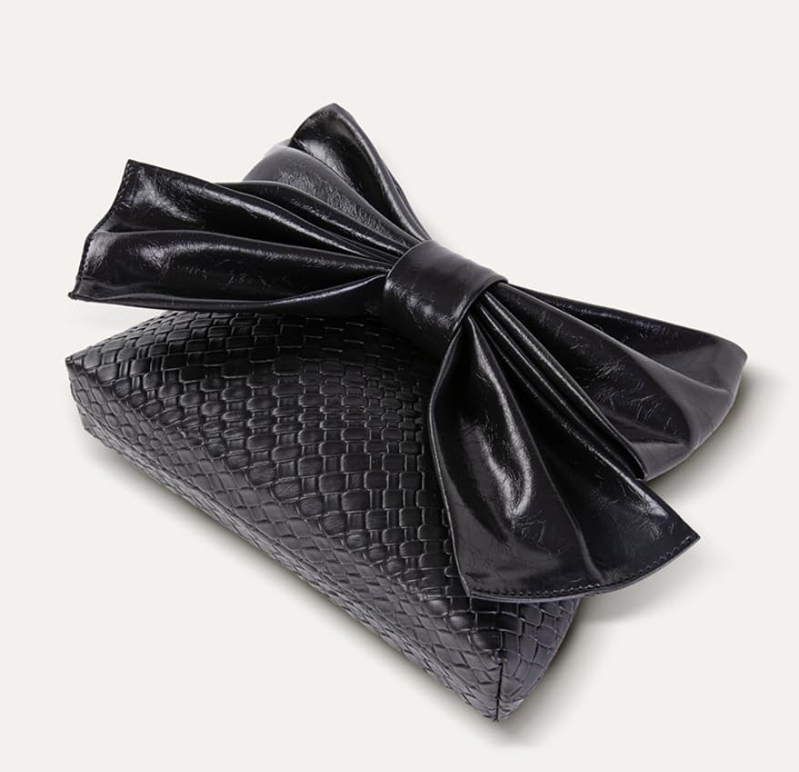 PU Woven Bow Zipper Handbag – Versatile & Portable for Daily Outings & Travel4