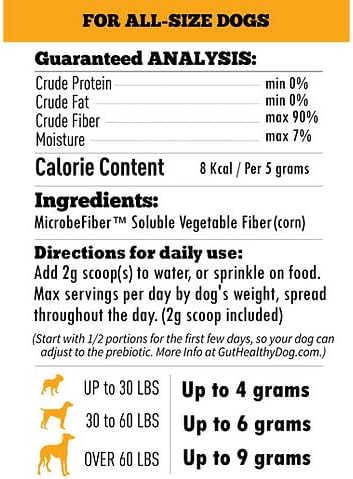 Miniatura 2 de Superpolvo prebiótico para perros Gut Healthy  Revitaliza la salud intestinal de tu perro con superpolvo prebiótico  Compañero canino feliz,