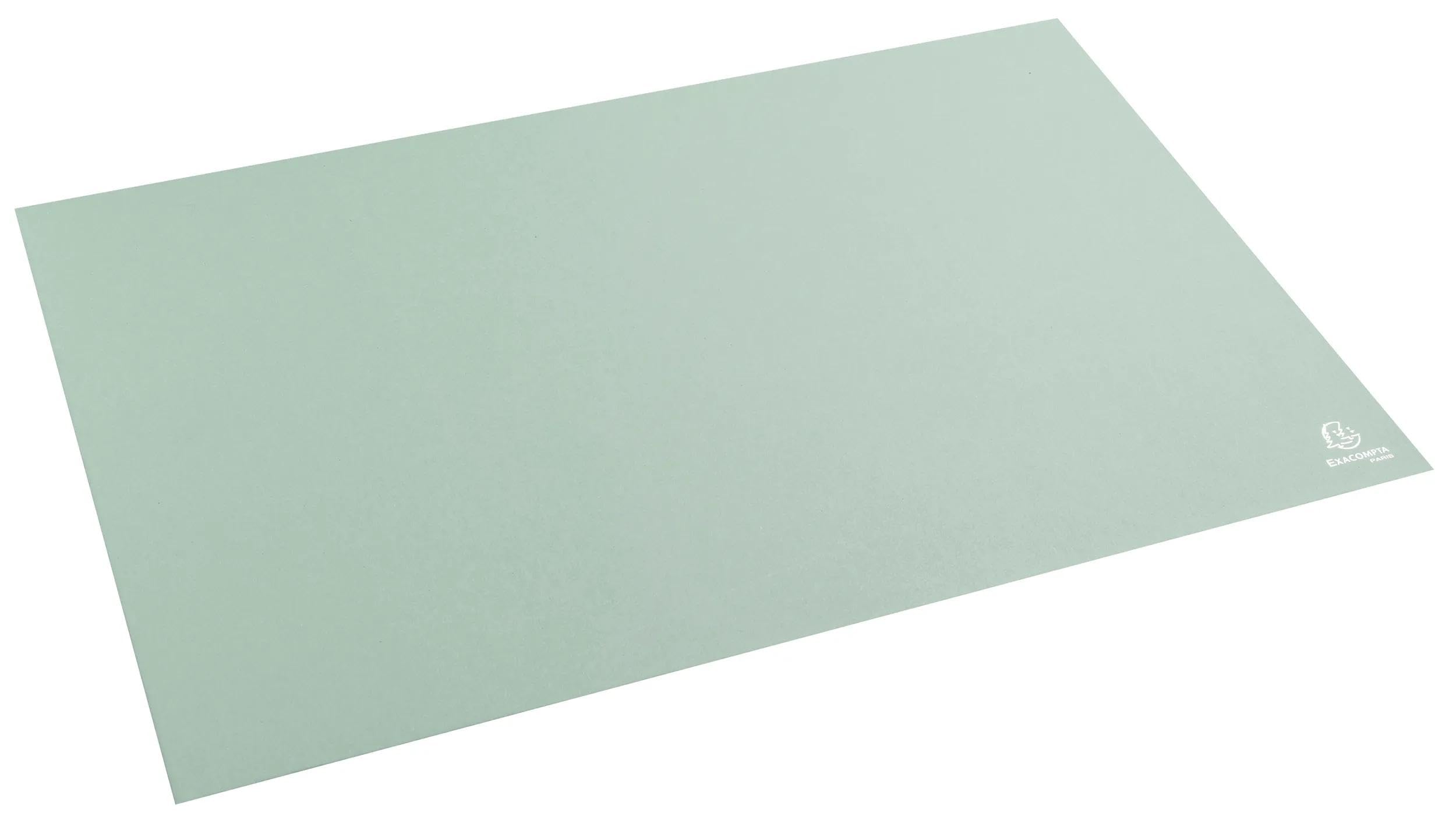 Exacompta - Ref. 60060D – 8 Stück – recycelte Schreibtischunterlage aus Pappe Autentik – kompatibel mit optischen und Lasermäusen – Format Wide – große Länge und kurze Tiefe – 57,5 x 37,5 cm –
