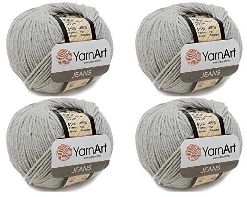 Image of YarnArt Cotton Blend Amigurumi Yarn - Cotton Acrylic Blend Yarn for Knitting & Crochet, Soft & Durable Yarn for Amigurumi, Baby Items and Garments