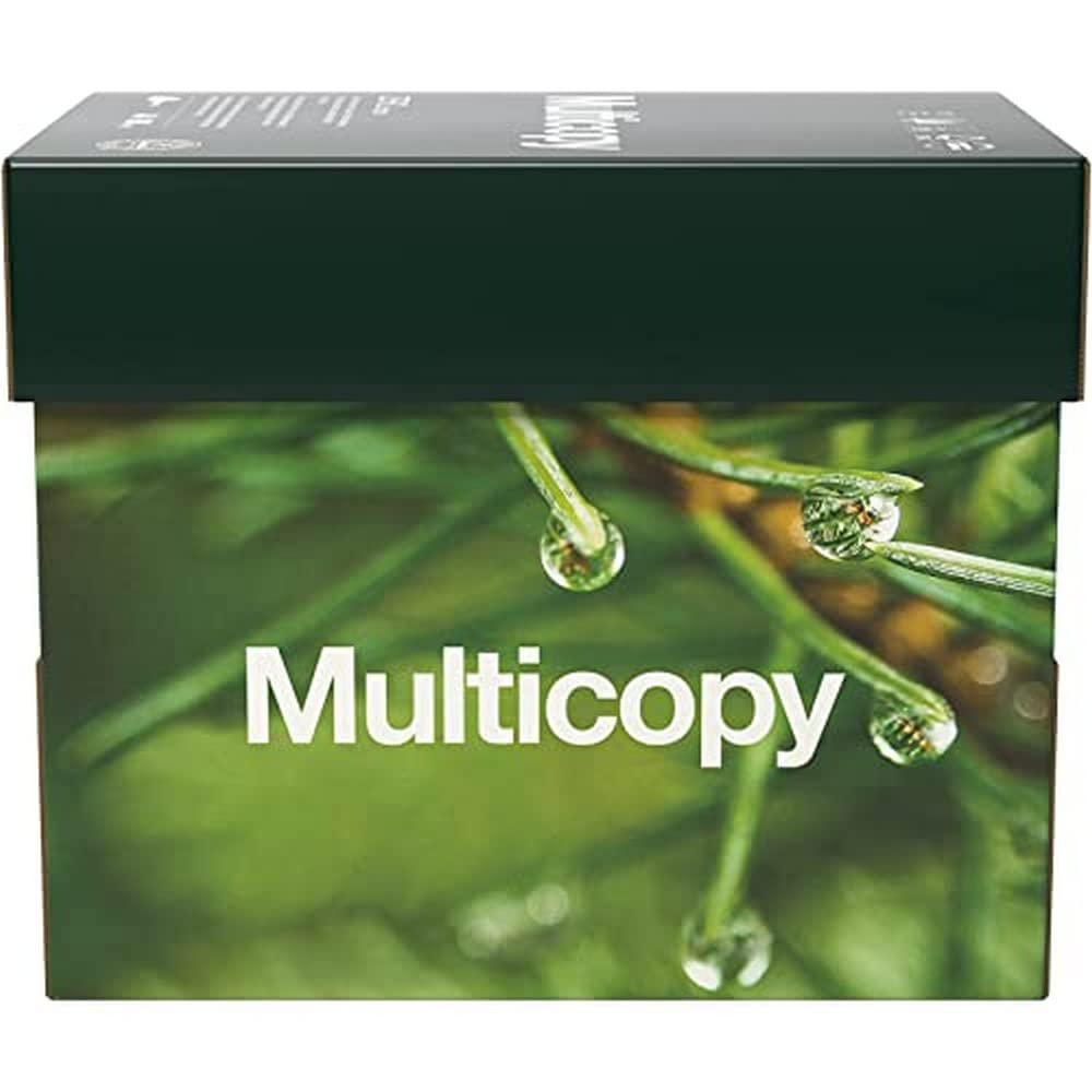 MULTICOPY Zero CO2 Zero Emission Paper, A4, 80 g/m2, Box 5 Packs (2500 Sheets)