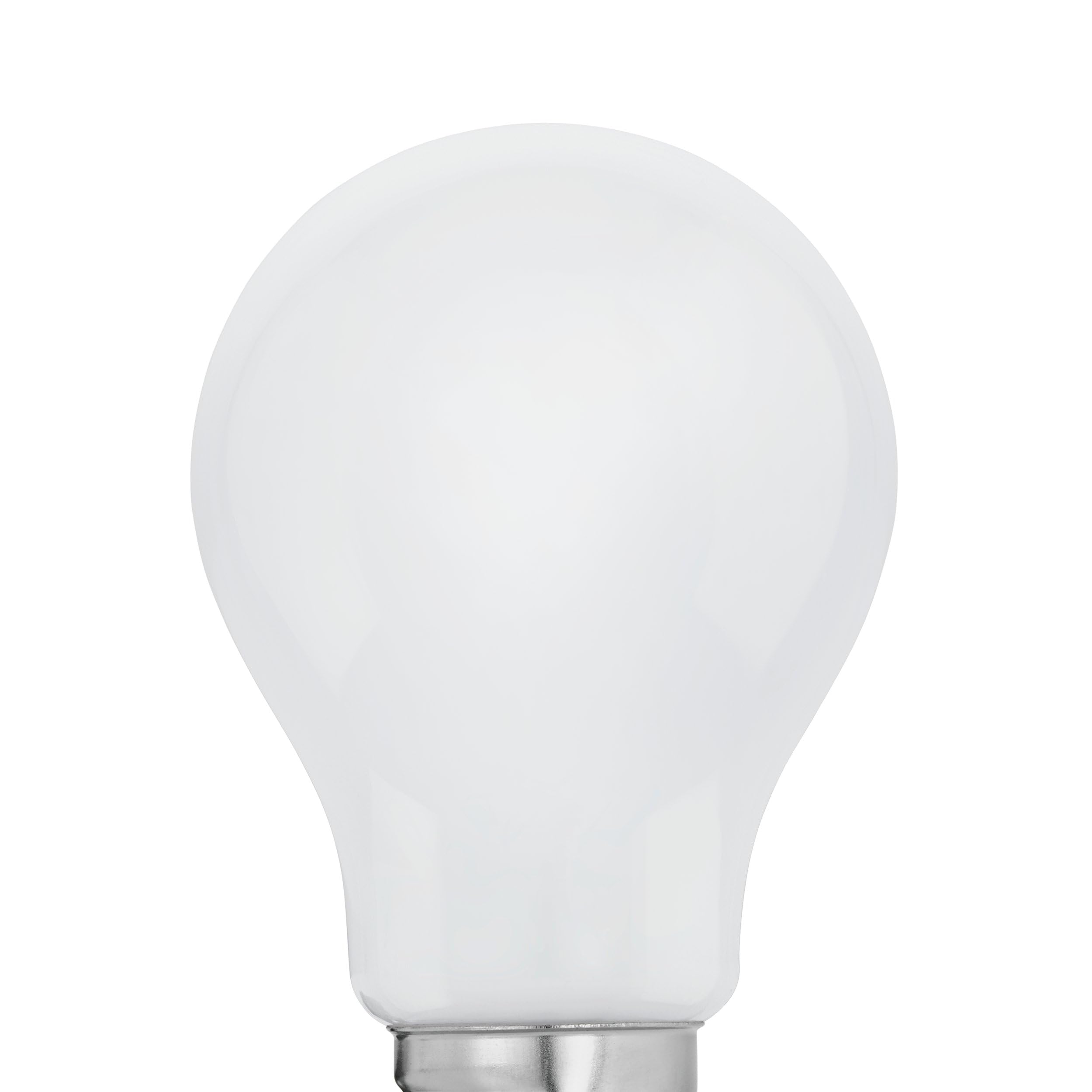 Eglo Ampoule LED E27, Lampe Milky En Verre Opaque, 7 Watts (correspond à 60 Watts), 806 Lumens, Blanc Chaud, 2700 Kelvin, A60, 6 Cm