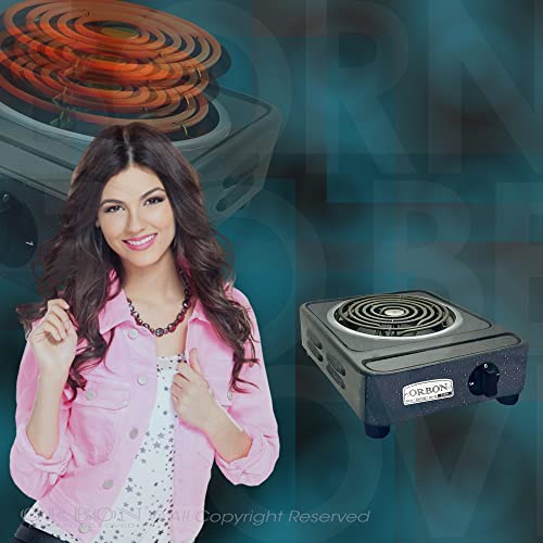 ORBON Heavy Duty Deluxe Electric G Coil Radiant Gas Cooking Stove
