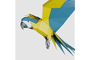 Parrot Paper Mache Animal Sculpture DIY Kit: Unleash Your Inner Artist and Craft a Masterpiece