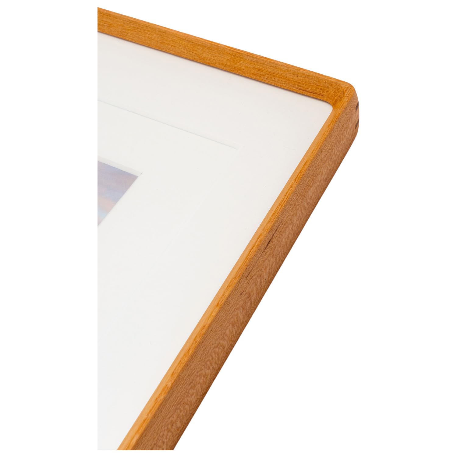 Amazon.com - Zibrelte 12x18 Solid Teak Wood Picture Frame Matted