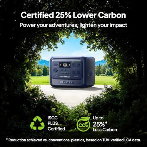 Image of BLUETTI Elite 100 V2 (Bio-based) Portable Power Station with Bag (Ship Separately), 1024Wh LFP Battery Backup w / 4 1800W AC Outlets (3600W Surge), 35% Smaller, Solar Generator for Camping, Outages