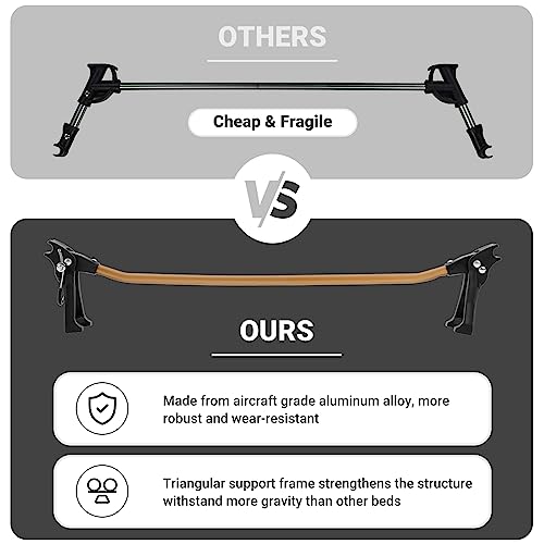 Kingcamp Camping Cot, Folding Portable Heavy Duty Ultralight Cots For Adults Camping Tent Hiking Backpacking Mountaineering Travel Indoor Outdoor Indoor Base Camp With Pillow, Support 265 Lbs. #TOP4