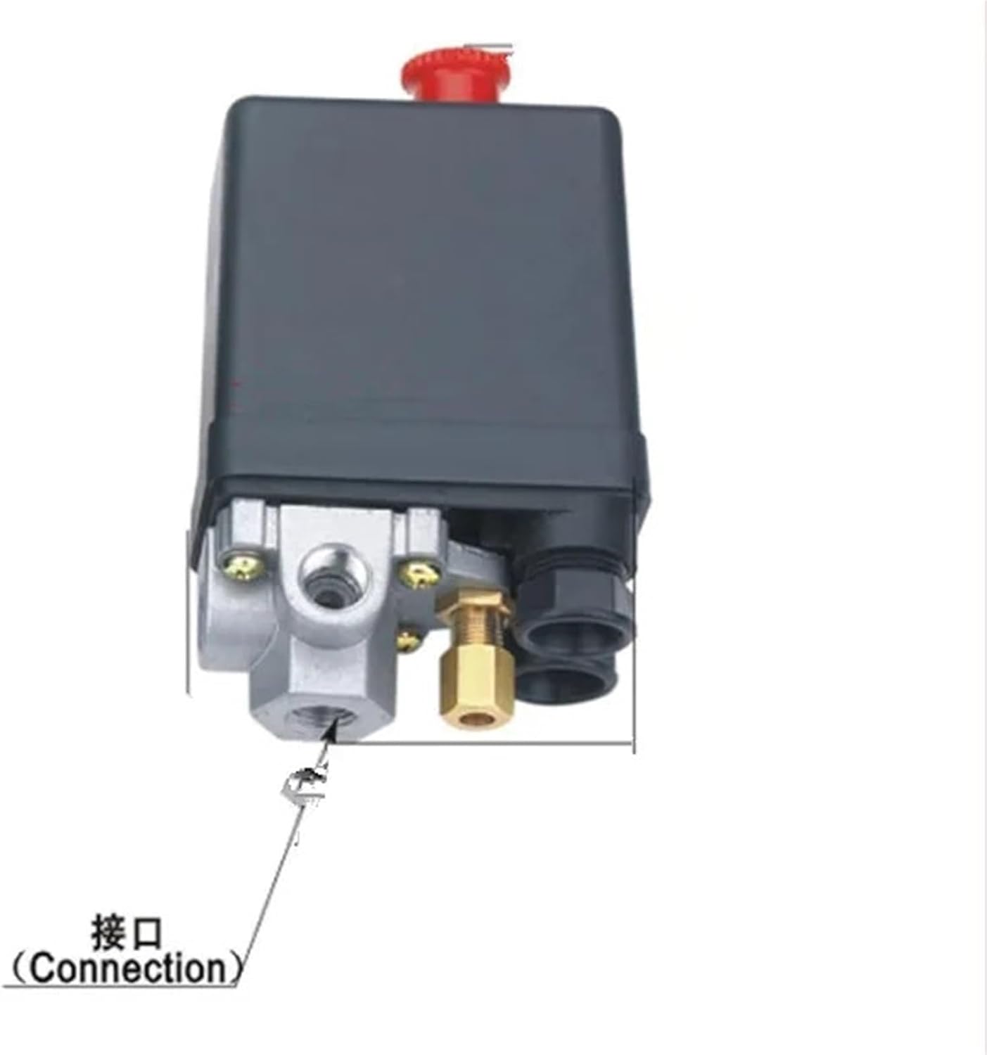 90-120psi HeavyDuty Air Compressor Pressure Switch Control Valve 4 Port