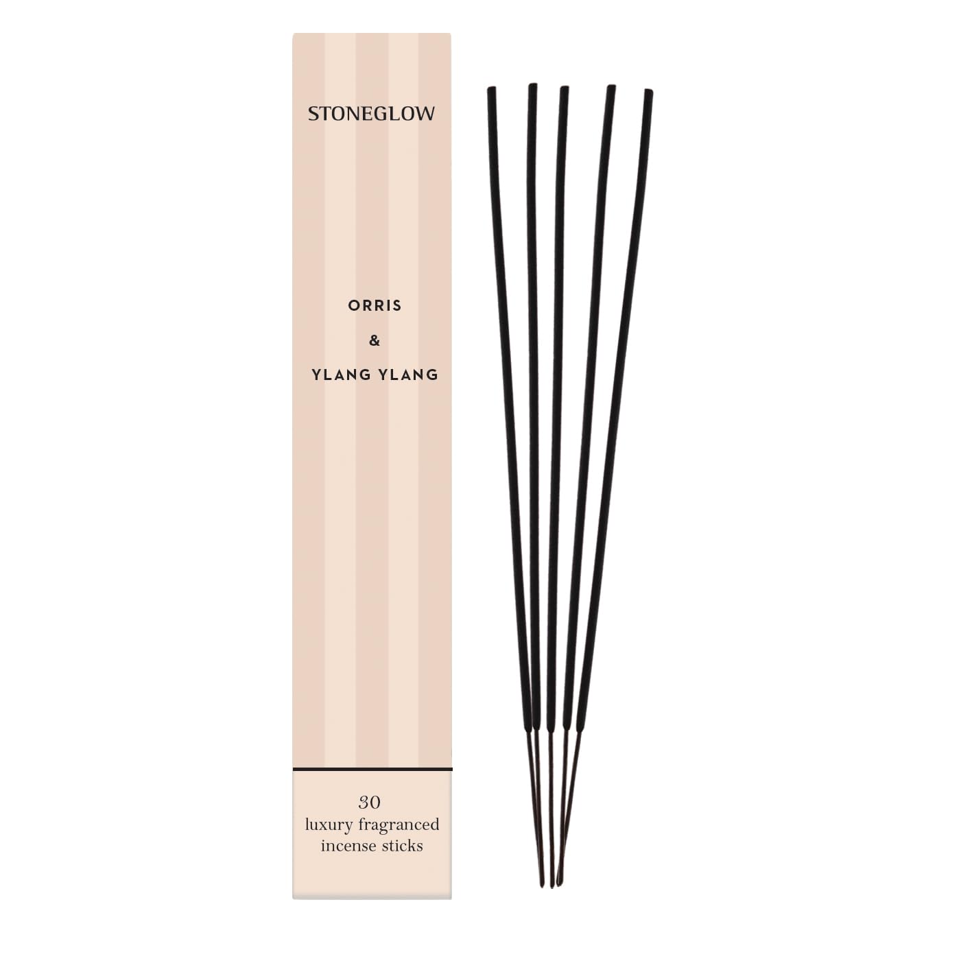 Stoneglow Peach Modern Classics Collection - Orris & Ylang Ylang - Scented Incense Sticks (250Mm)