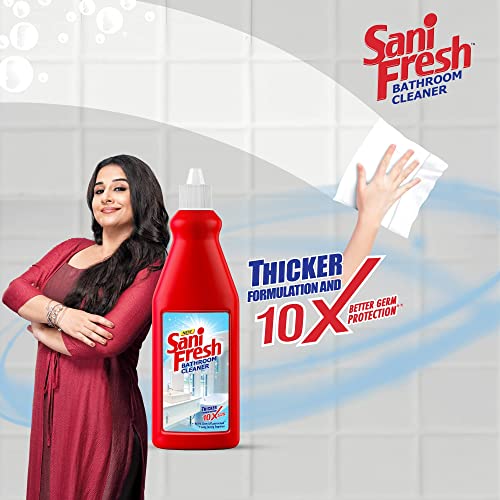 Image of Sani Fresh Ultrashine Toilet Cleaner -1.5 X Extra Strong Clean - 2 L, Pack Of 2 & Bathroom Cleaner, 450ml (Buy 1 Get 1)