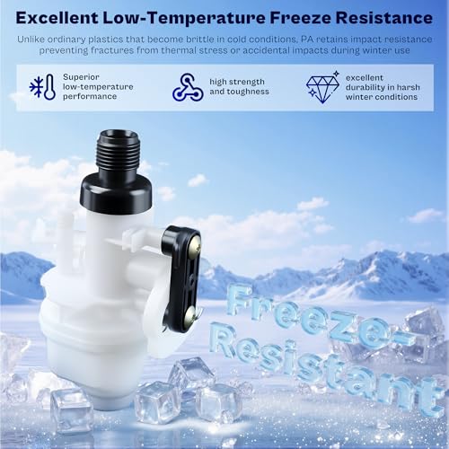 Leak&Freeze-Resistant RV Toilet Water Valve fit for Thetford Aqua Magic V VI 31705 31671 31653 31688 31835 31687 Camper Toilet Parts 31676 31675 31658 31668 31650 31680 31649 LUXRILIX