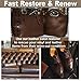 Dark Brown Leather Recoloring Balm, Leather Repair Kit for Furniture, Leather Scratch Remover, Leather Color Restorer for Couch, Car Seats, Shoes - Repair Leather Dye for Scratched and Faded Leather