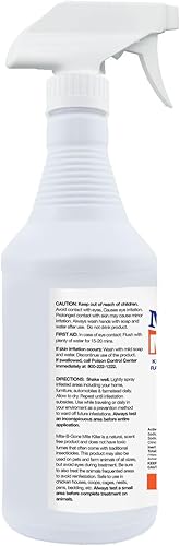 Vista 2 de Mite Killer Spray by Mite-B-Gone - 32oz Plant-Based Treatment for Human, Dust, Chicken, Bird, Carpet & Rat Mites in Homes, Furniture & Bedding