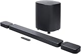JBL Bar 800 MK2, Barre de Son Bluetooth 7.1 canaux pour TV avec Enceintes détachables, Caisson de Basses de 25,4 cm, Dolby Atmos, HDMI eARC, Wi-FI, vidéo 4K, PureVoice 2.0 et MultiBeam 3.0, Noir - 1