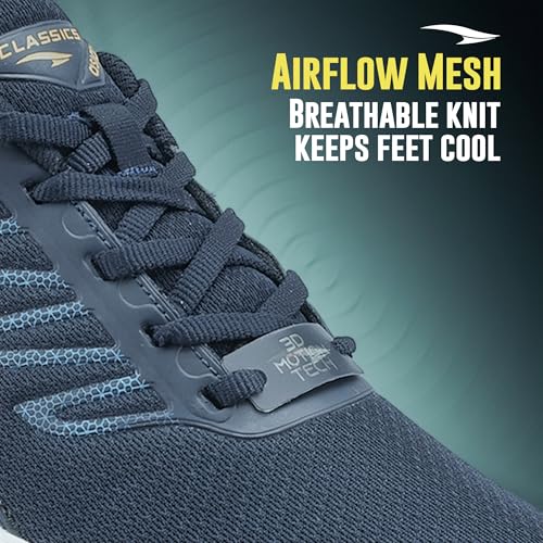 Image of ASIAN Pulse-02 Men's Running Shoes | Lightweight Sports Shoes with Breathable Mesh | High-Grip Sole & Cushioned Comfort | Ideal for Running & Daily Fitness