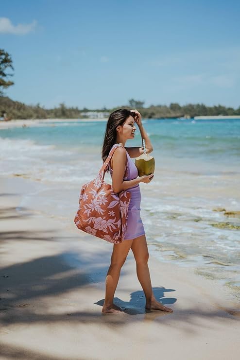 Image of Roxy Cotton Tote Bag | Everyday Carry | Beach | Travel | Vacation | Reusable | Lightweight