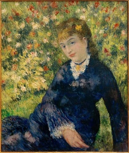 Tableau Impression d'Art Mural l'Été de Renoir Poster Décoration Chambre 60x90cm