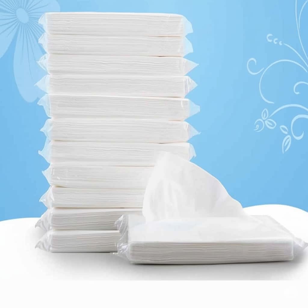 Silken Snow Facial Tissue Refill Pack, Car Tissue Paper, 2 Ply Soft Face Tissue for Sun Visor, Compact Square Design for Car, Home & Travel (100 count (Pack of 12))-image-32