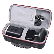 ★Perfect Fit --Customized Case is specially designed for XLR/USB Gaming Microphone AM8 & for PodMic USB Versatile Dynamic Broadcast Microphone and accessories . (Note: ➤for sale Case Only, microphone and accessories are not included) ★ Superior Mater...