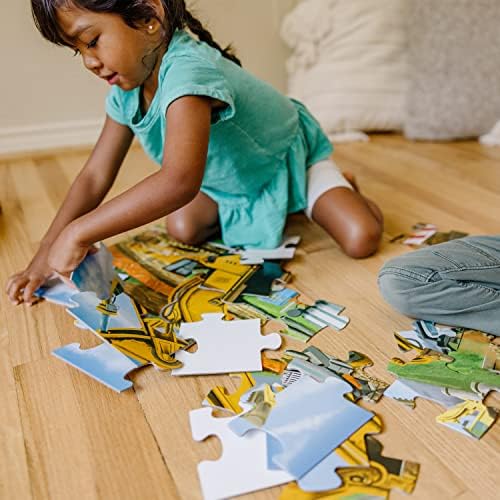 Melissa and Doug Building Site Jumbo Jigsaw Floor Puzzle (48 pieces, 60.96 x 91.44 cm long) 3 517ccmFiUdL. AC