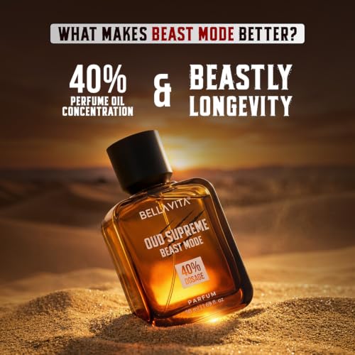 Image of BELLAVITA Beast Mode Collector's Edition For Men | Perfume for Man | 40% Oil Concentraion | Gift for Man