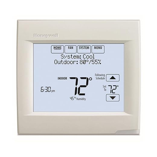 Honeywell TH8110R1008 Vision Pro 8000 Touch Screen Single Stage Thermostat with Red Link Technology