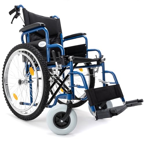 Silla De Ruedas Todo Terreno De Acero Resistente Para Uso...