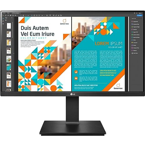 LG Electronics 24 inch (60 cm) QHD (2K) 2560 x 1440 Pixels, IPS-sRGB 99%, Height Adjust, Pivot (2Way), Swivel, Display Port, HDMIx 2, 3 Side Slim Border, Black Color – 24QP550 LG Electronics 24 inch (60 cm) QHD (2K) 2560 x 1440 Pixels, IPS-sRGB 99%, Height Adjust, Pivot (2Way), Swivel, Display Port, HDMIx 2, 3 Side Slim Border, Black Color – 24QP550