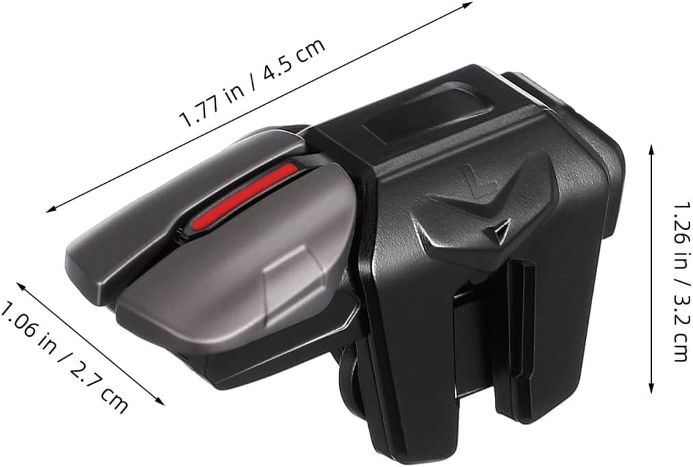 Gadpiparty 1 Pair Auxiliary Button Mobile Gaming Triggers Shoot Target Button Gaming Finger Mobile Game Accessories Grip Game Triggers Phone Controller Phone Handle PC