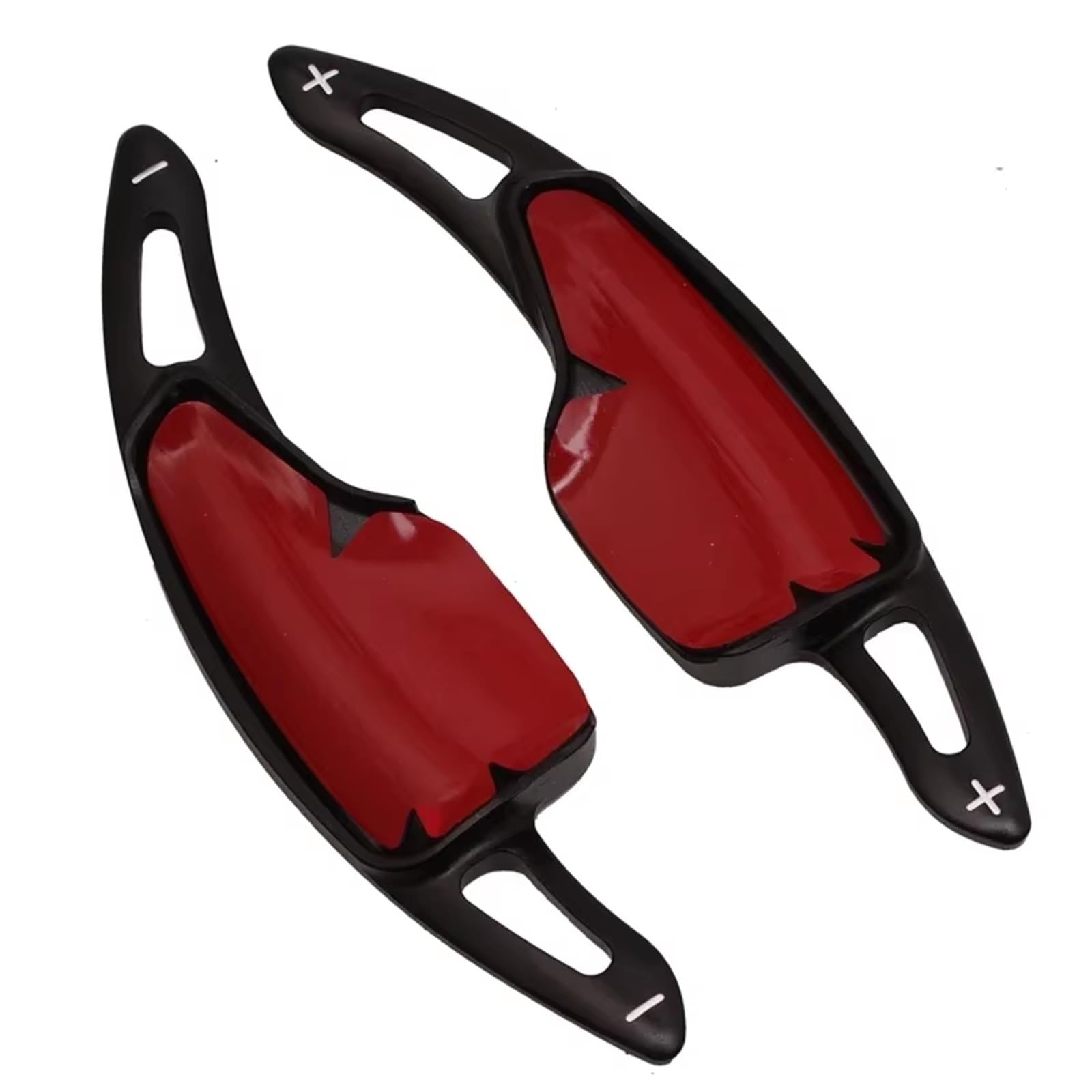 Btedsxc Black Car Gear Paddles Compatible With Chevy For Camaro 2016-2024 For C7 For Corvette 2015-2019 Aluminum Paddle Shifter Extensions