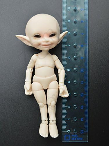 Zgmd 1/8 BJD Doll SD Doll Ball Jointed Doll Cute Smiling Baby Elf Ear with Face Make Up