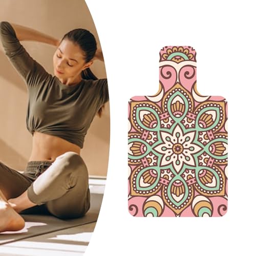 Alfombra portátil de Pilates antideslizante plegable para entrenamiento y almacenamiento compacto miniatura 7