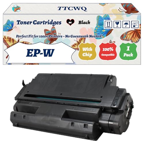 Compatible for Canon EP-W Toner Cartridges Work for Canon LBP2460N Printers, with Chip, High Yield 16500 Pages, High-Definition Printing (1 Pack Black)