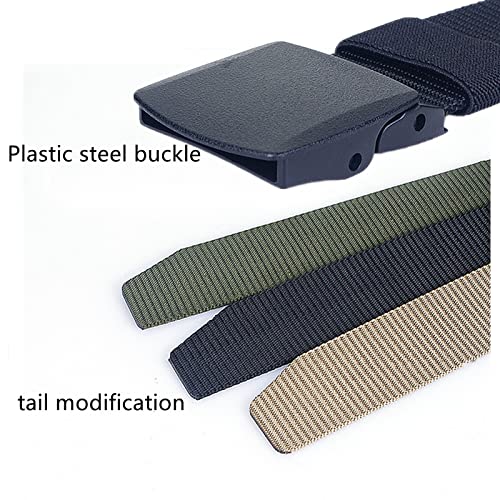 Belts for men Braided Belt,Nylon Military Tactical Belt, 1.53