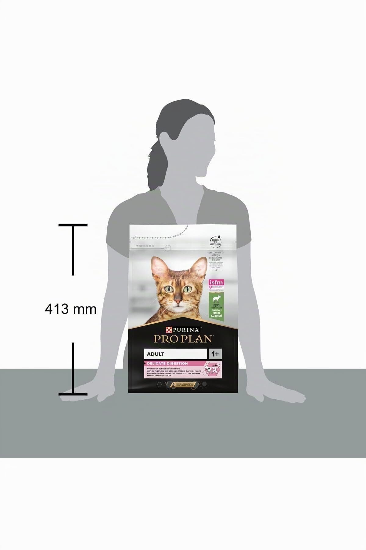 PRO PLAN Delicadas croquetas - Riche en agneau - Pour Chat Adulte - 10 kg