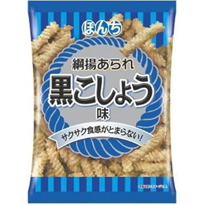 ぼんち 綱揚げあられ 黒こしょう味 52g×20入