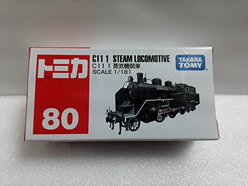 絶版トミカ No.80 C11 蒸気機関車 クレイジーミニカーサークル ケース付き
