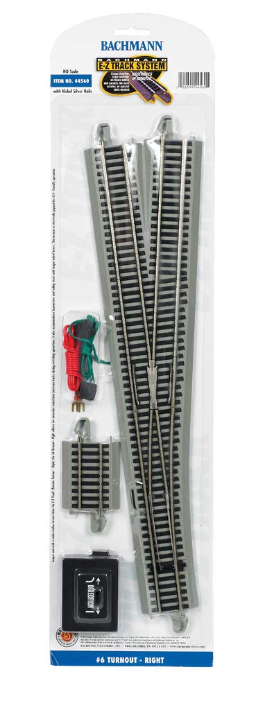Fini les déraillements : rail argenté Nickel Bachmann E-Z Track #6 stable