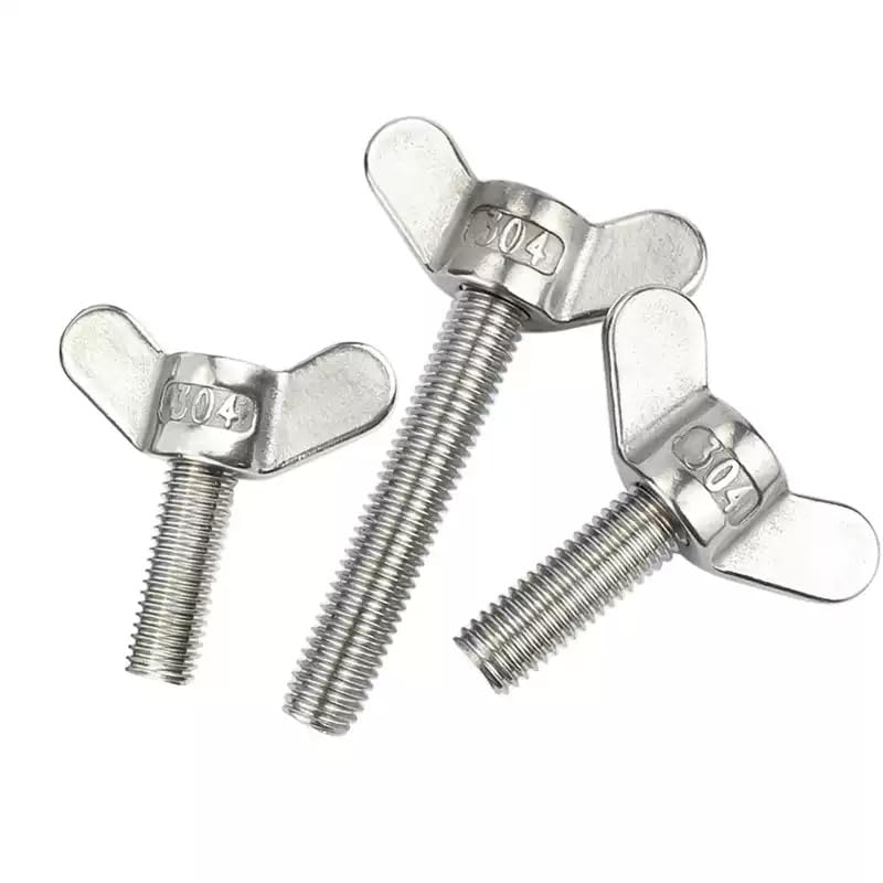 M5 M6 M8 M10 M12 M14 【チキンラビットスネ】 M16蝶型羊角ボルト手ネジ(80mm,M12-1pcs)