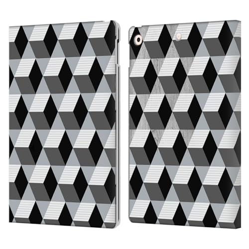 Étui portefeuille iPad 10.2 en cuir Head Case Designs Avions Gris