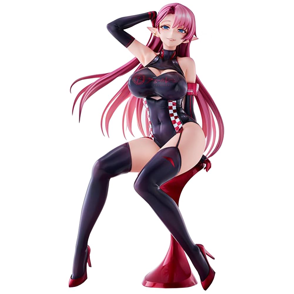 Xinchangda Azur Lane Figures, HMS Duke of York Game Cartoon Figure Statues Racing Girl Model Pvc Action Figurine Ornaments 33CM
