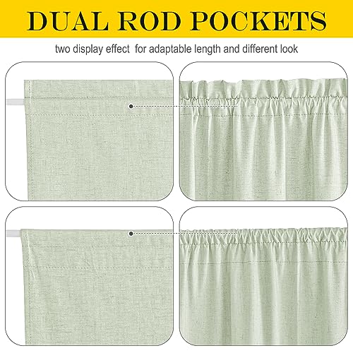 NICETOWN-Door-Curtain-for-Window-Thermal-Insulated-100-Blackout-Linen-Curtains-Decor-French-Door-Shade-for-Home-Office-Living-Room-36W-x-72L-Inch-Light-Green-1-Panel-with-Tieback NICETOWN Door Curtain for Window Thermal Insulated 100 Blackout Linen Curtains Decor French Door Shade for Home Office Living Room 36W x 72L Inch Light Green 1 Panel with Tieback