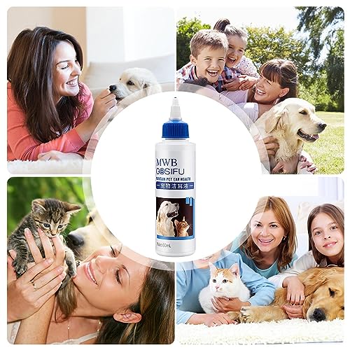 orelha cachorro, para enxaguar as orelhas calmante para gatos, ouvido e gotas para cães pequenos, cã